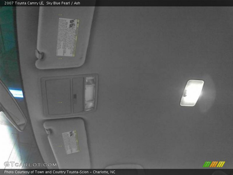 Sky Blue Pearl / Ash 2007 Toyota Camry LE