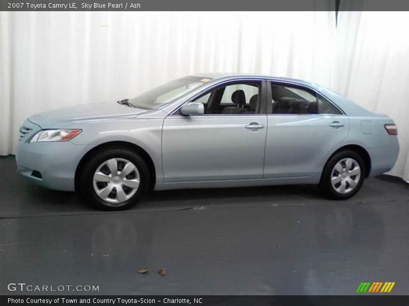 Sky Blue Pearl / Ash 2007 Toyota Camry LE