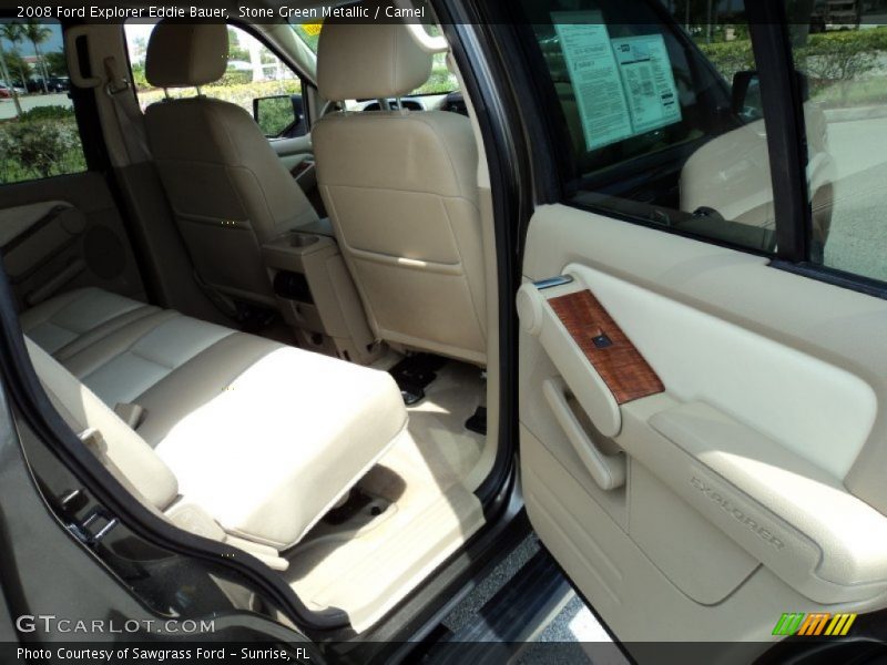 Stone Green Metallic / Camel 2008 Ford Explorer Eddie Bauer
