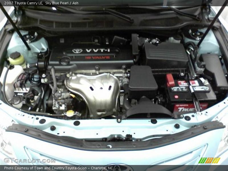 Sky Blue Pearl / Ash 2007 Toyota Camry LE
