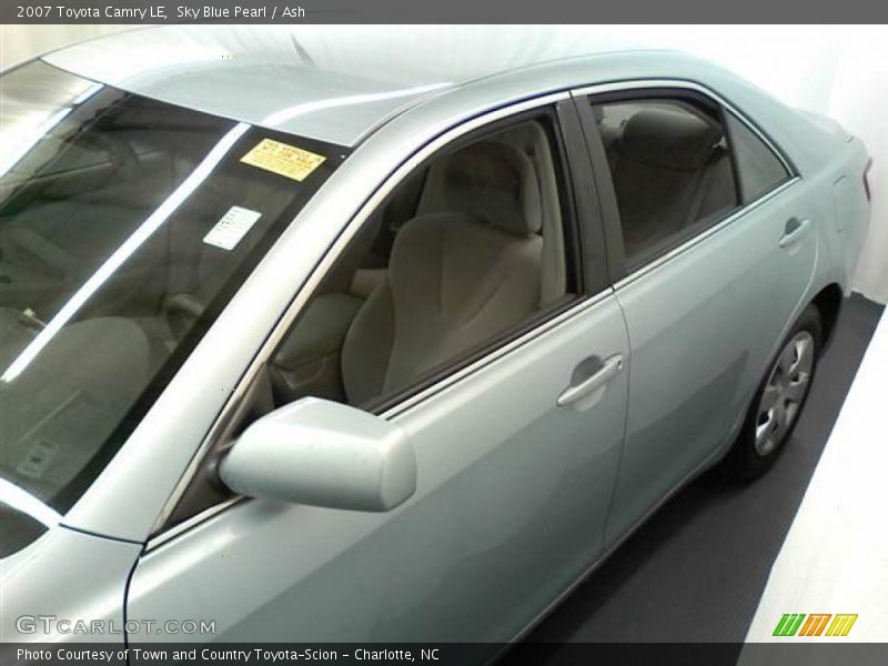 Sky Blue Pearl / Ash 2007 Toyota Camry LE