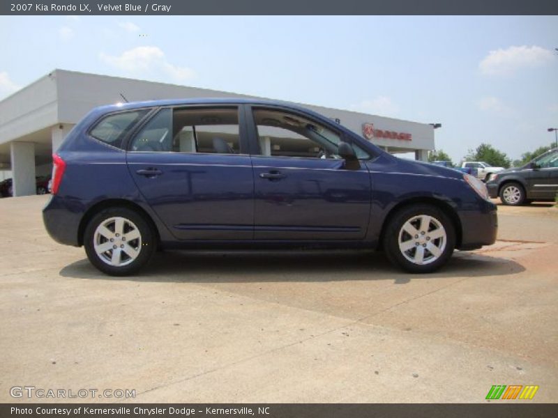 Velvet Blue / Gray 2007 Kia Rondo LX