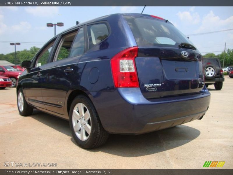 Velvet Blue / Gray 2007 Kia Rondo LX