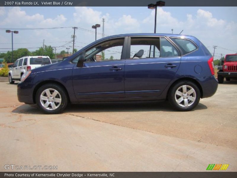 Velvet Blue / Gray 2007 Kia Rondo LX