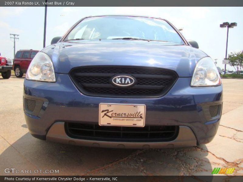 Velvet Blue / Gray 2007 Kia Rondo LX