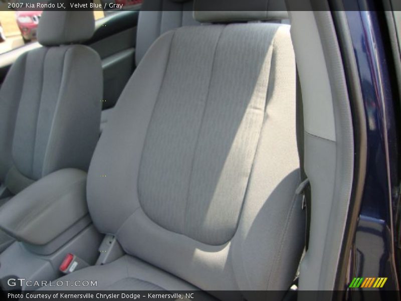 Velvet Blue / Gray 2007 Kia Rondo LX