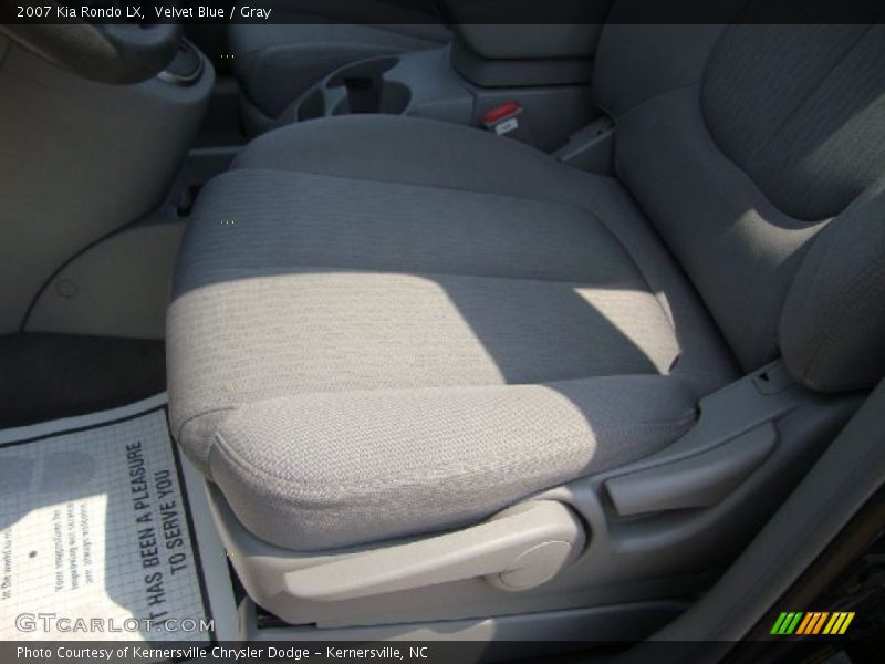 Velvet Blue / Gray 2007 Kia Rondo LX