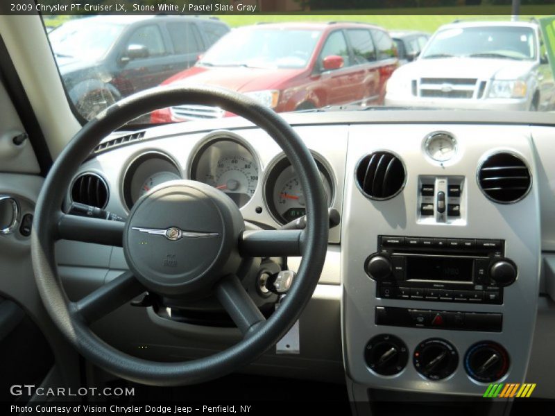Stone White / Pastel Slate Gray 2009 Chrysler PT Cruiser LX