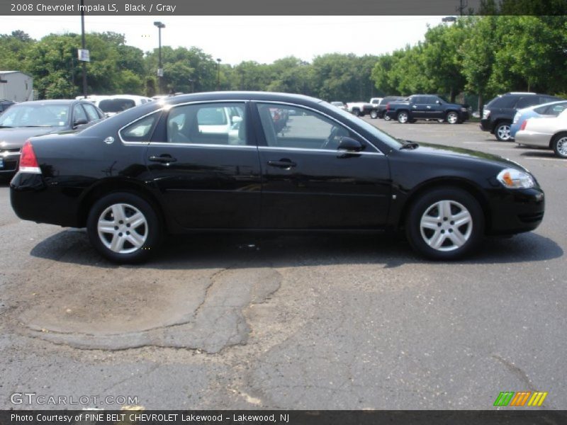 Black / Gray 2008 Chevrolet Impala LS