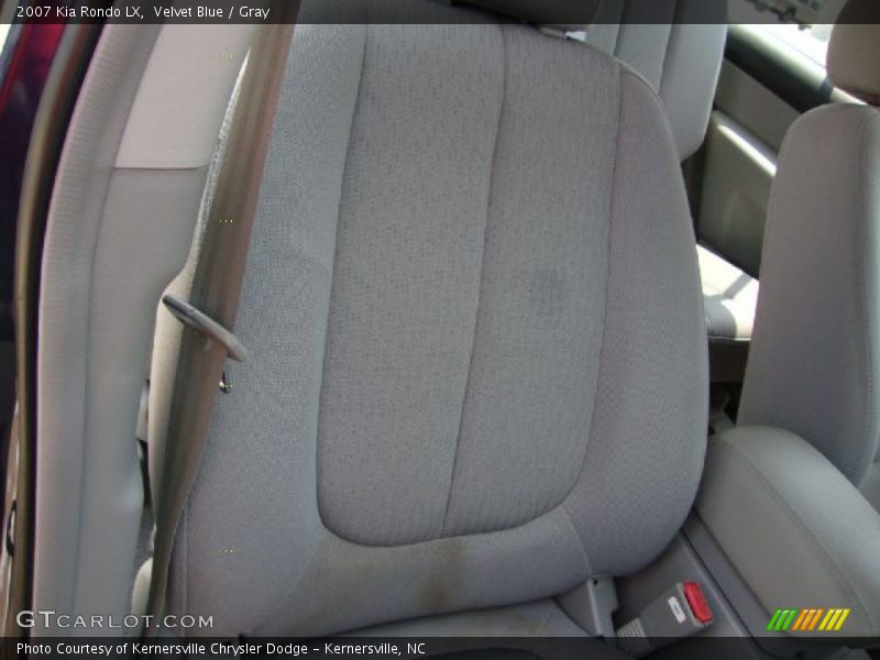 Velvet Blue / Gray 2007 Kia Rondo LX