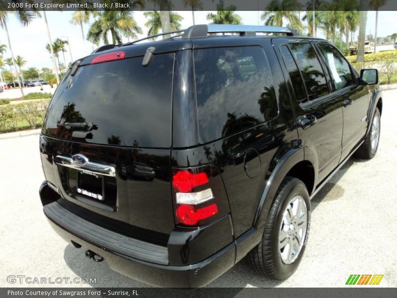 Black / Black 2008 Ford Explorer Limited