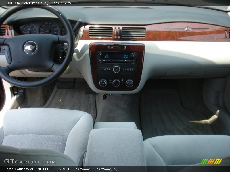 Black / Gray 2008 Chevrolet Impala LS