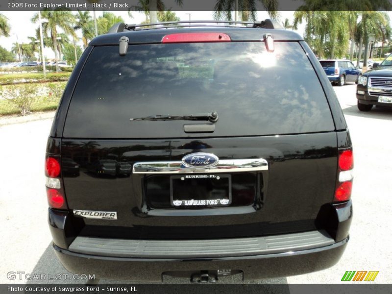 Black / Black 2008 Ford Explorer Limited