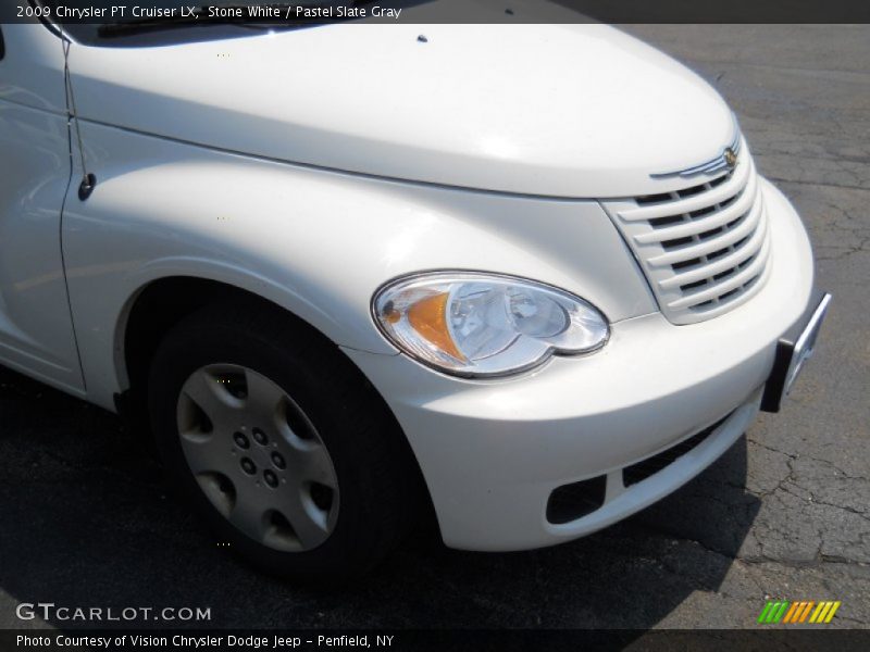 Stone White / Pastel Slate Gray 2009 Chrysler PT Cruiser LX