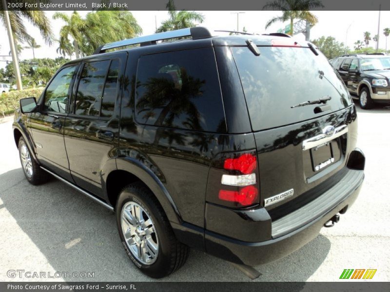 Black / Black 2008 Ford Explorer Limited