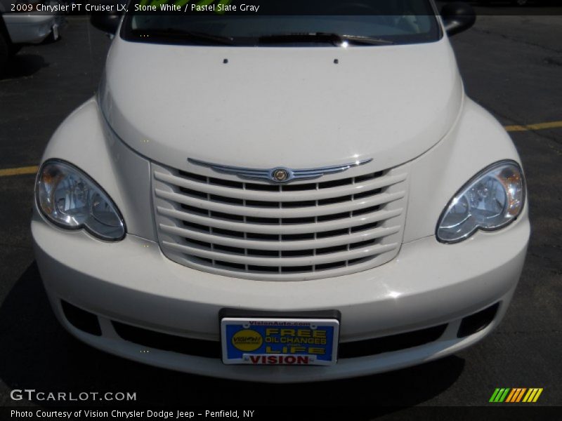 Stone White / Pastel Slate Gray 2009 Chrysler PT Cruiser LX