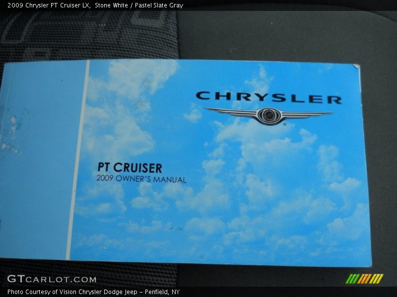 Stone White / Pastel Slate Gray 2009 Chrysler PT Cruiser LX