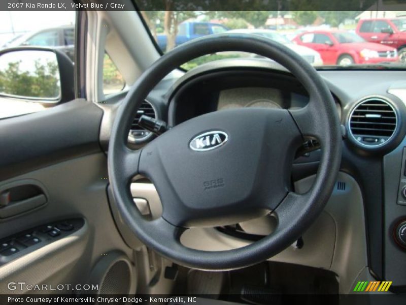 Velvet Blue / Gray 2007 Kia Rondo LX