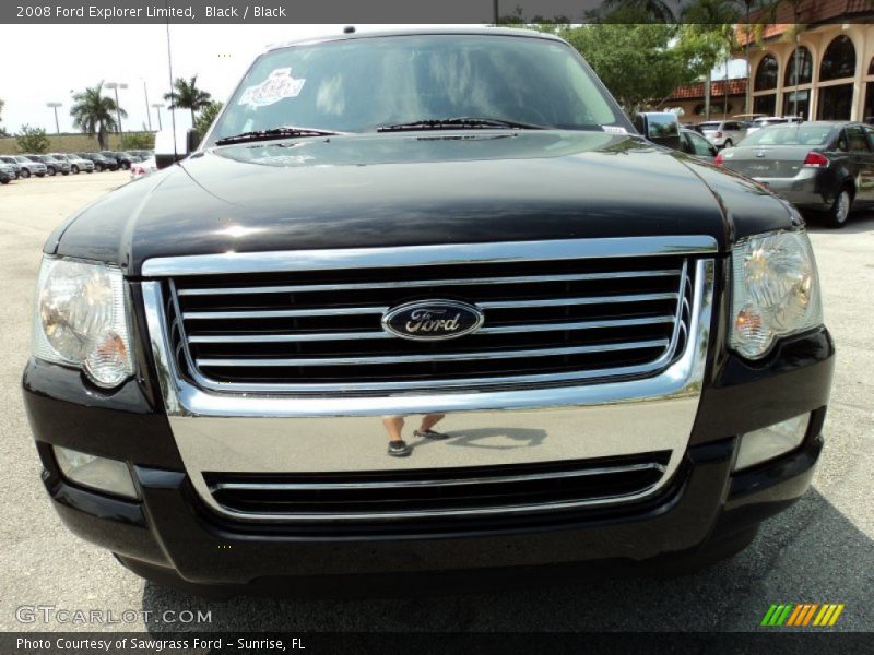 Black / Black 2008 Ford Explorer Limited