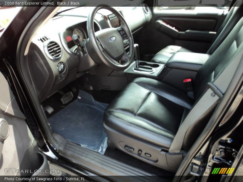  2008 Explorer Limited Black Interior