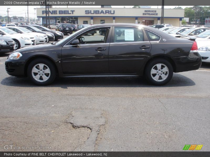 Mocha Bronze Metallic / Neutral 2009 Chevrolet Impala LT