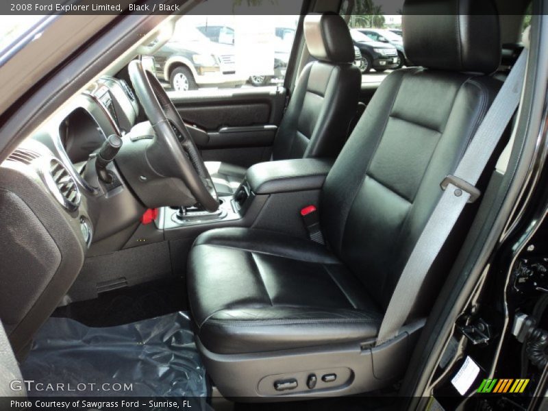  2008 Explorer Limited Black Interior