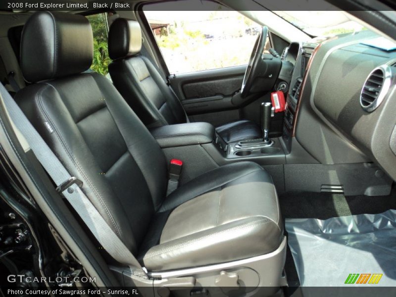 Black / Black 2008 Ford Explorer Limited