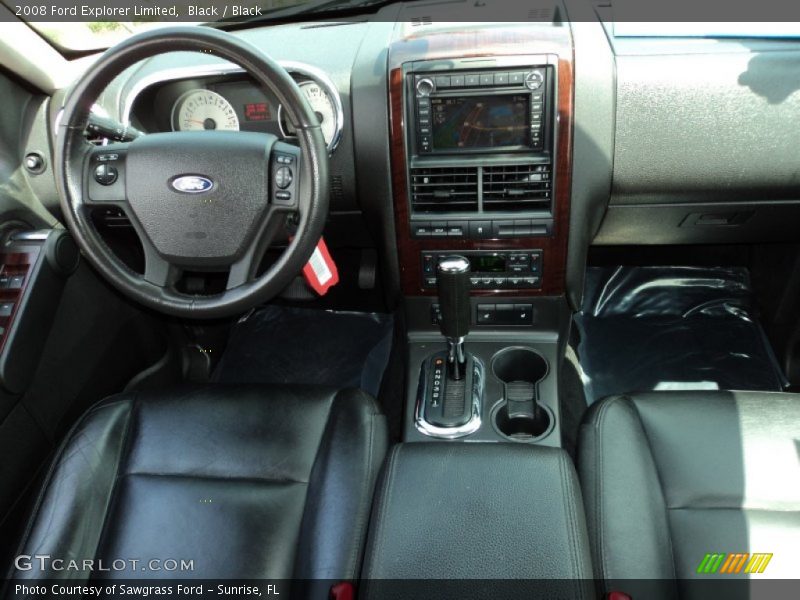 Black / Black 2008 Ford Explorer Limited