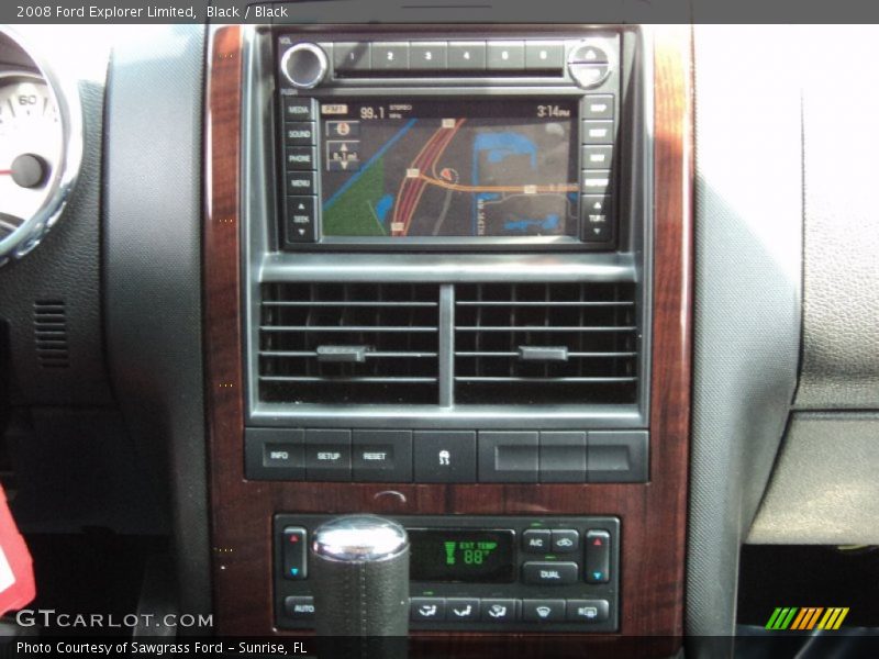 Black / Black 2008 Ford Explorer Limited