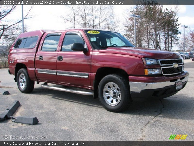 Sport Red Metallic / Dark Charcoal 2006 Chevrolet Silverado 1500 LS Crew Cab 4x4