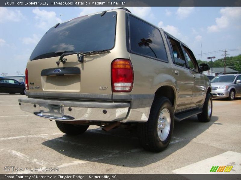 Harvest Gold Metallic / Medium Prairie Tan 2000 Ford Explorer XLT