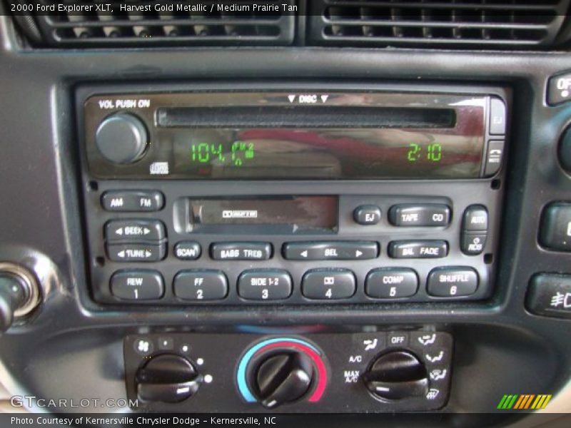 Harvest Gold Metallic / Medium Prairie Tan 2000 Ford Explorer XLT