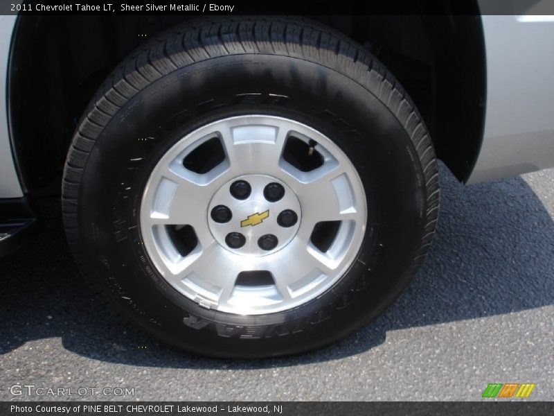 Sheer Silver Metallic / Ebony 2011 Chevrolet Tahoe LT
