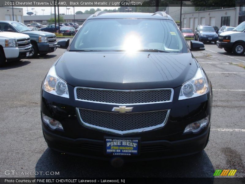 Black Granite Metallic / Light Gray/Ebony 2011 Chevrolet Traverse LTZ AWD