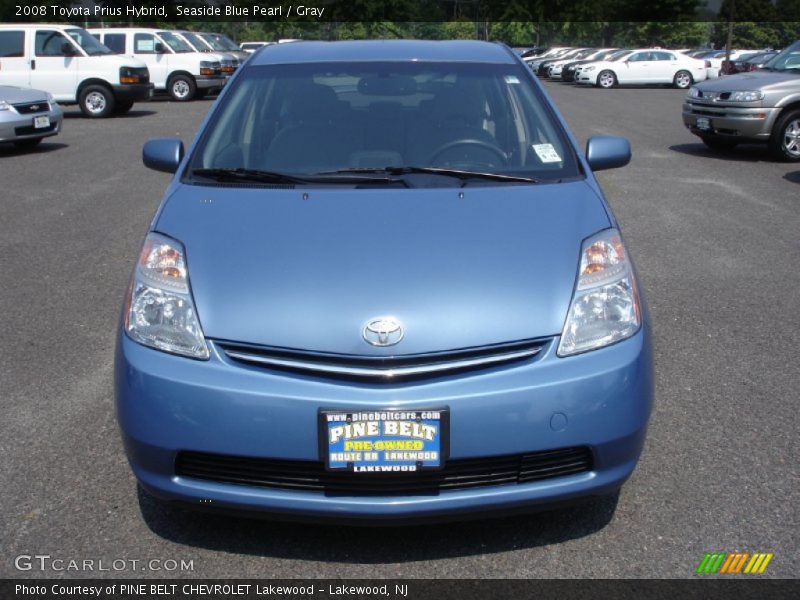 Seaside Blue Pearl / Gray 2008 Toyota Prius Hybrid