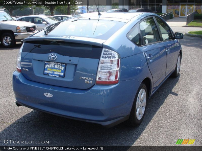 Seaside Blue Pearl / Gray 2008 Toyota Prius Hybrid