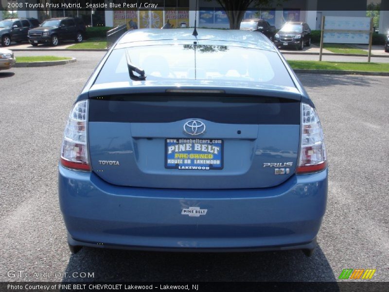 Seaside Blue Pearl / Gray 2008 Toyota Prius Hybrid