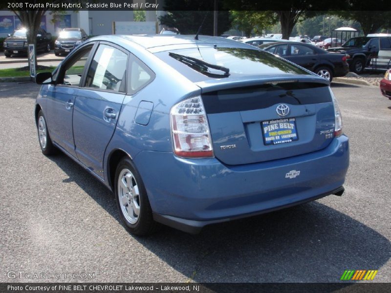 Seaside Blue Pearl / Gray 2008 Toyota Prius Hybrid