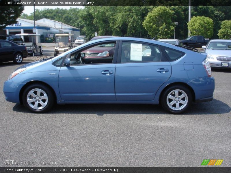 Seaside Blue Pearl / Gray 2008 Toyota Prius Hybrid