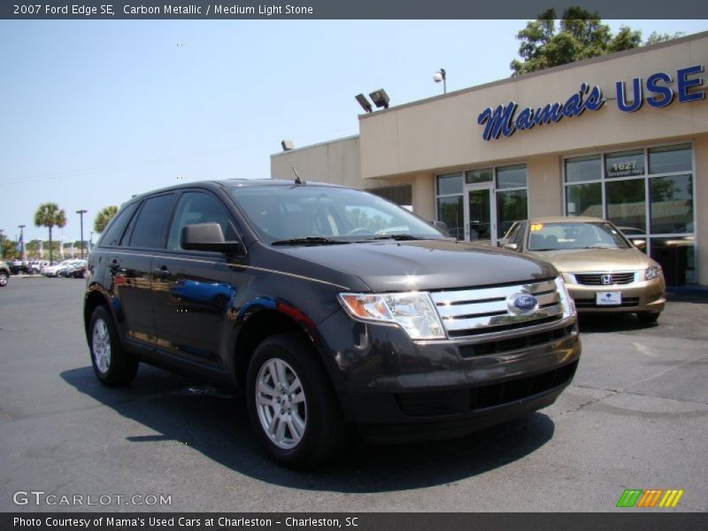 Carbon Metallic / Medium Light Stone 2007 Ford Edge SE