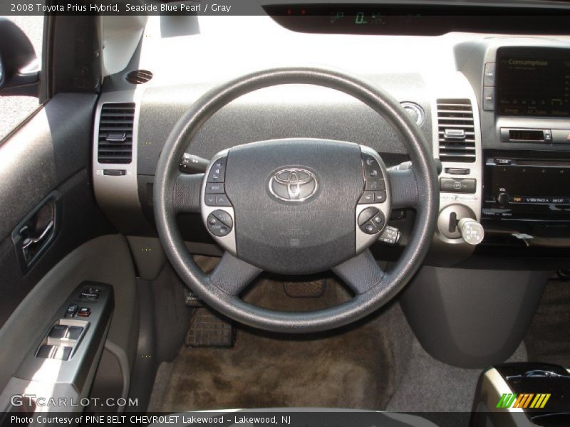 Seaside Blue Pearl / Gray 2008 Toyota Prius Hybrid