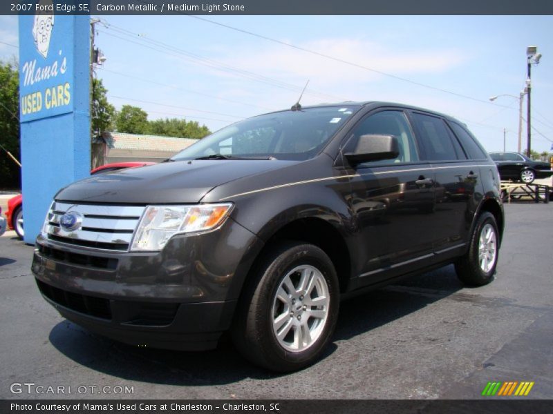 Carbon Metallic / Medium Light Stone 2007 Ford Edge SE