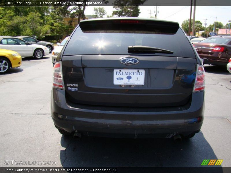 Carbon Metallic / Medium Light Stone 2007 Ford Edge SE