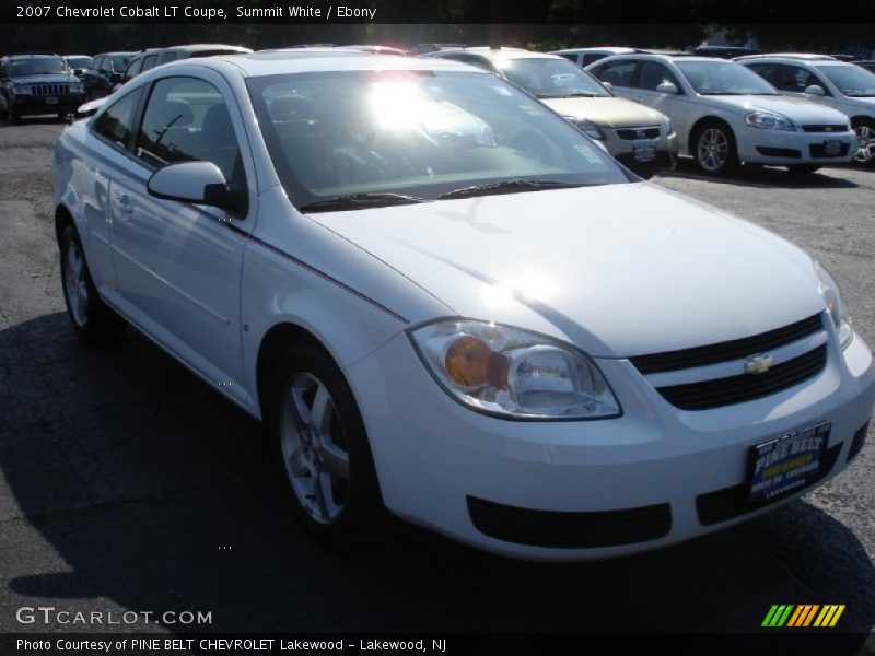 Summit White / Ebony 2007 Chevrolet Cobalt LT Coupe