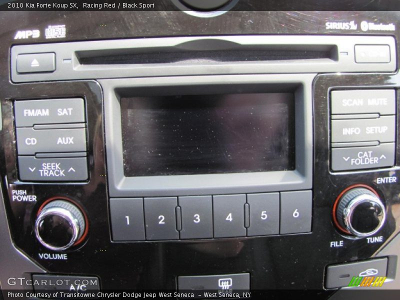 Racing Red / Black Sport 2010 Kia Forte Koup SX