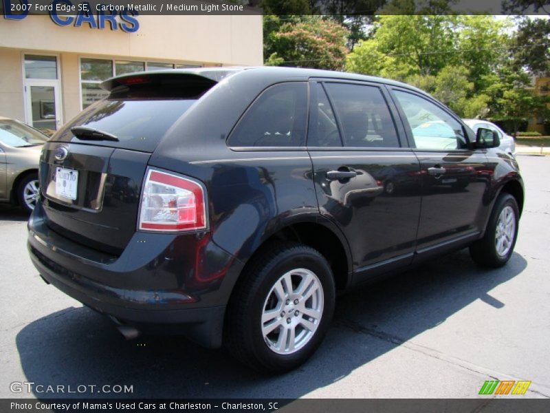 Carbon Metallic / Medium Light Stone 2007 Ford Edge SE