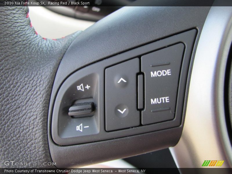 Racing Red / Black Sport 2010 Kia Forte Koup SX