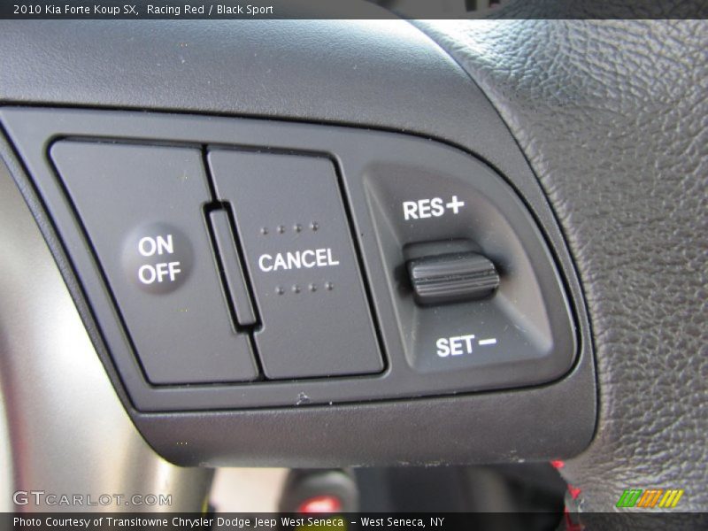 Racing Red / Black Sport 2010 Kia Forte Koup SX
