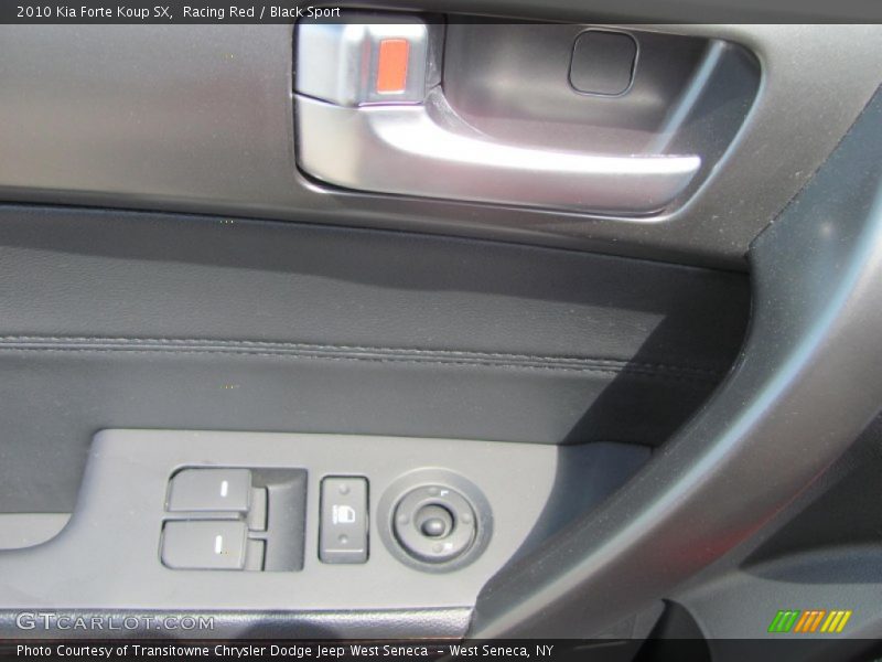 Racing Red / Black Sport 2010 Kia Forte Koup SX