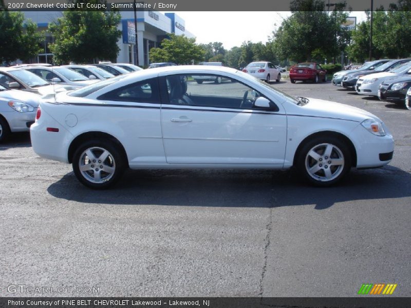 Summit White / Ebony 2007 Chevrolet Cobalt LT Coupe